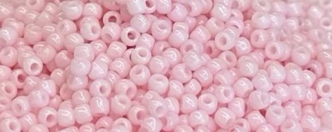 (image for) TOHO Size 11/o Round Seed Bead-Pale Pink Opaque. 11T1601-100